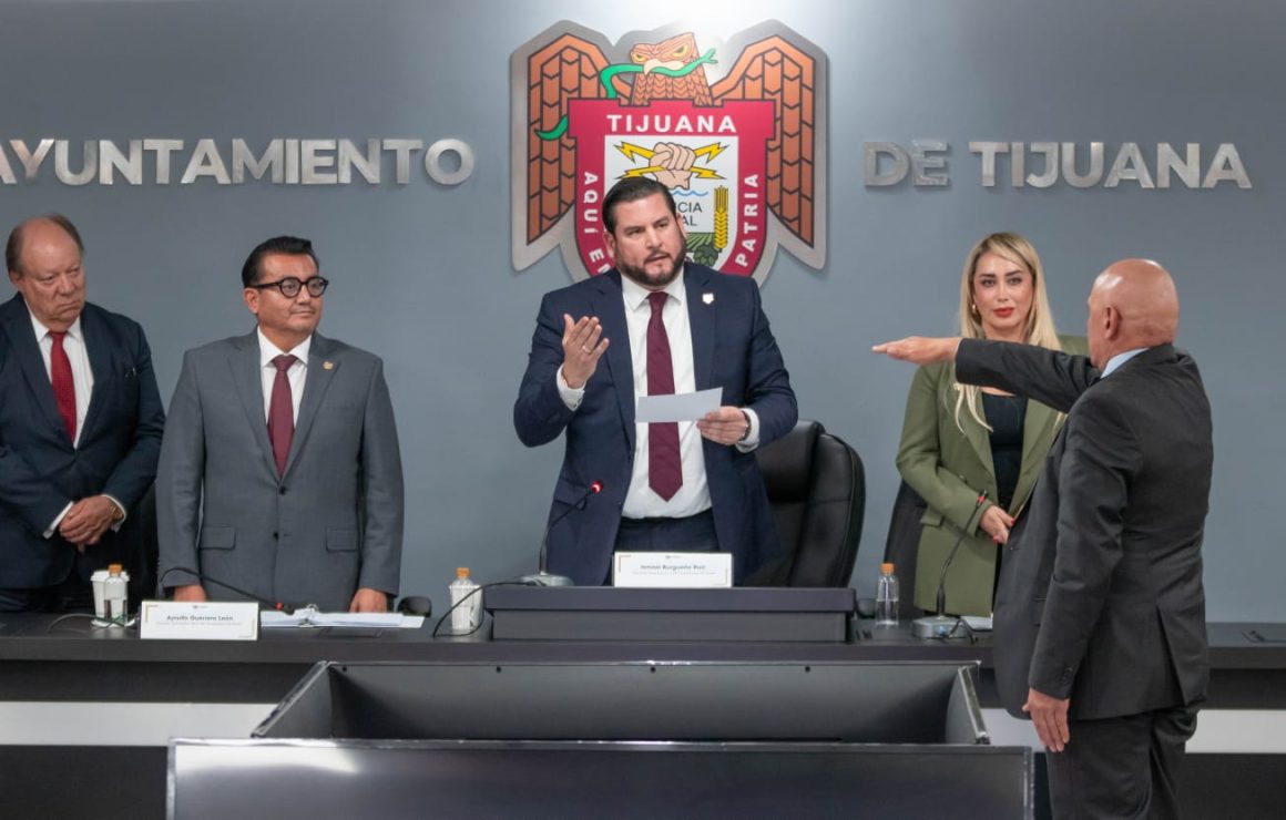 Juan Manuel Sánchez Rosales, como secretario de Seguridad y Protección Ciudadana en Tijuana